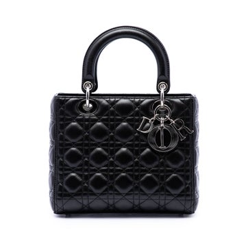 Medium Lambskin Cannage Lady Dior