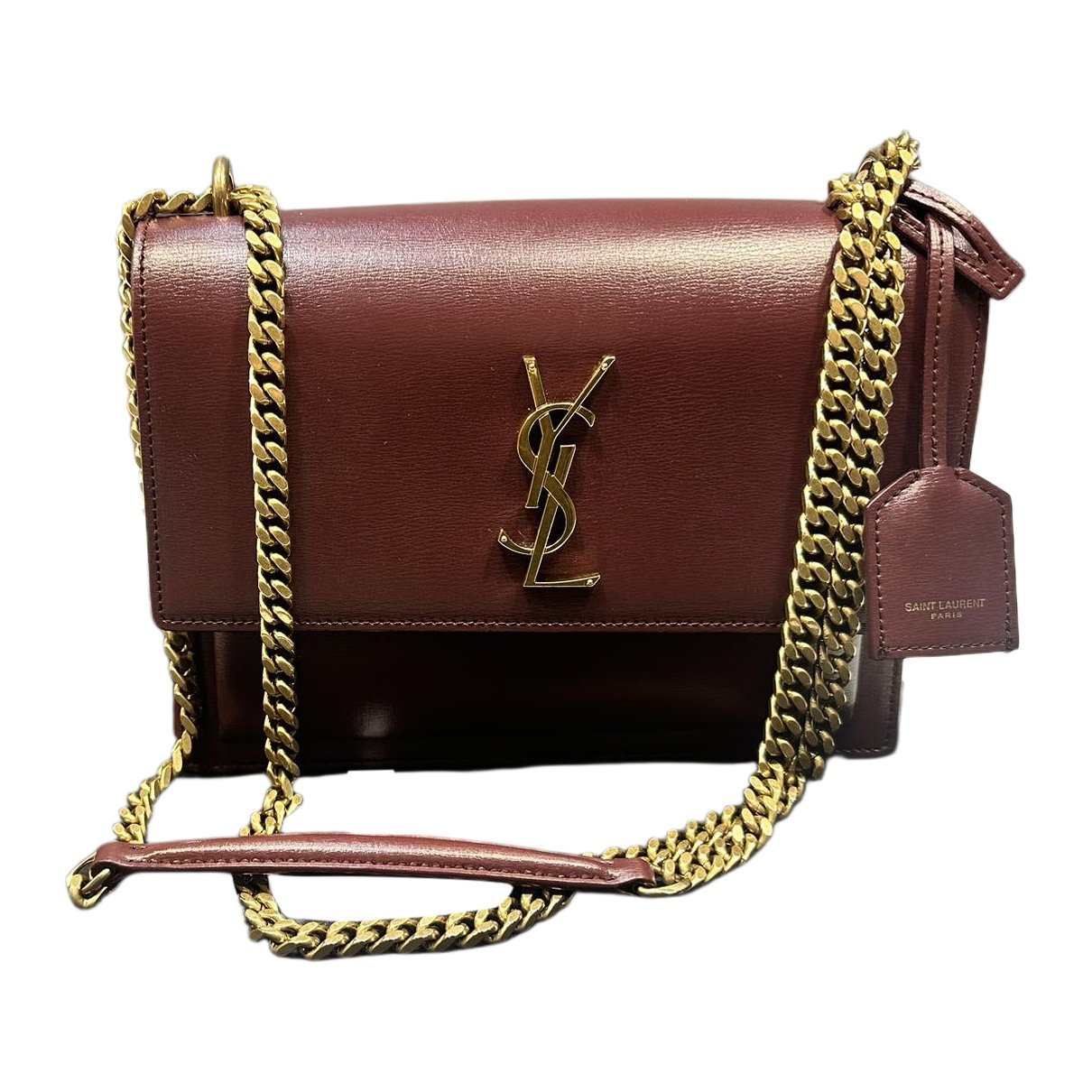 Sunset leather crossbody bag