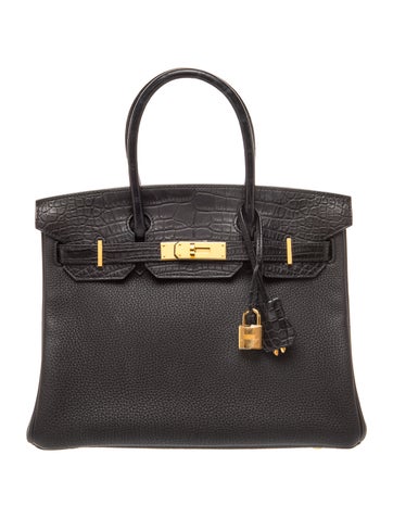 Togo & Alligator Birkin Touch 30