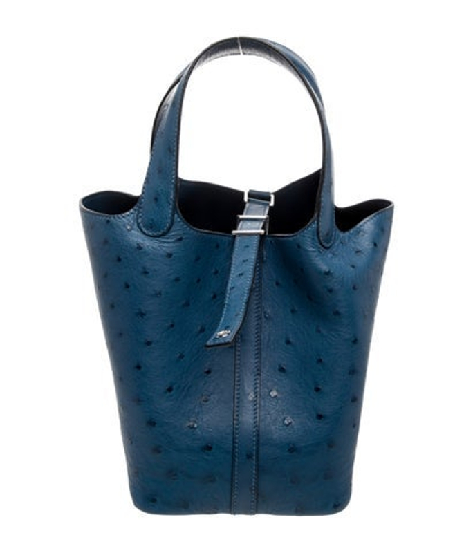 Hermes Ostrich Picotin Lock 18