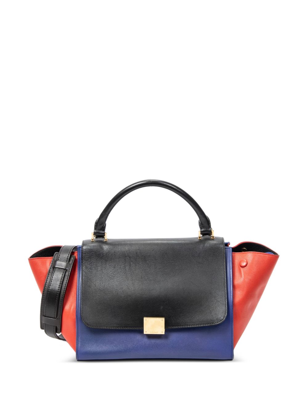 Small Tricolor Trapeze shoulder bag