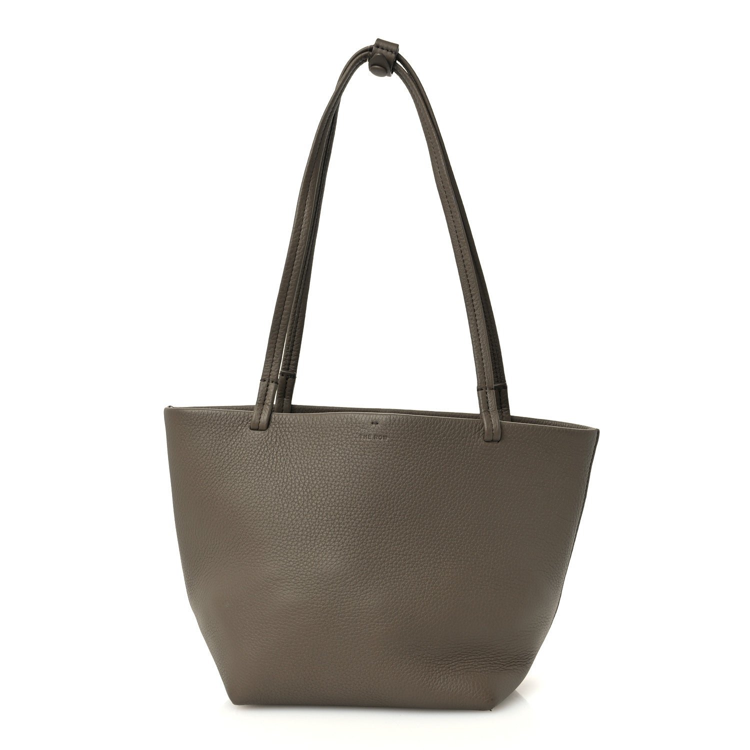 The Row The Row Grained Calfskin Medium Park Tote Elephant