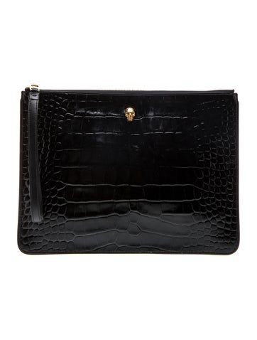 Alexander McQueen Leather Clutch