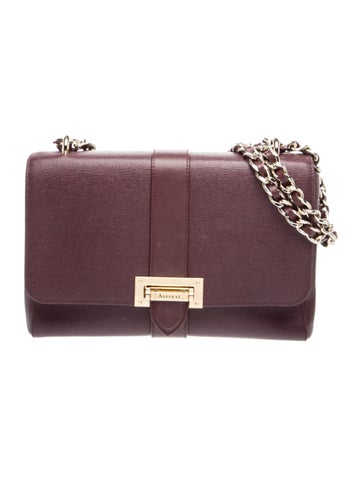 Aspinal of London Calf Leather Shoulder Bag