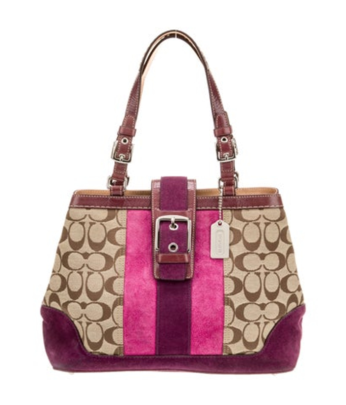 Coach Canvas Shoulder Bag