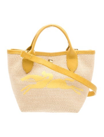 Raffia Top Handle Bag