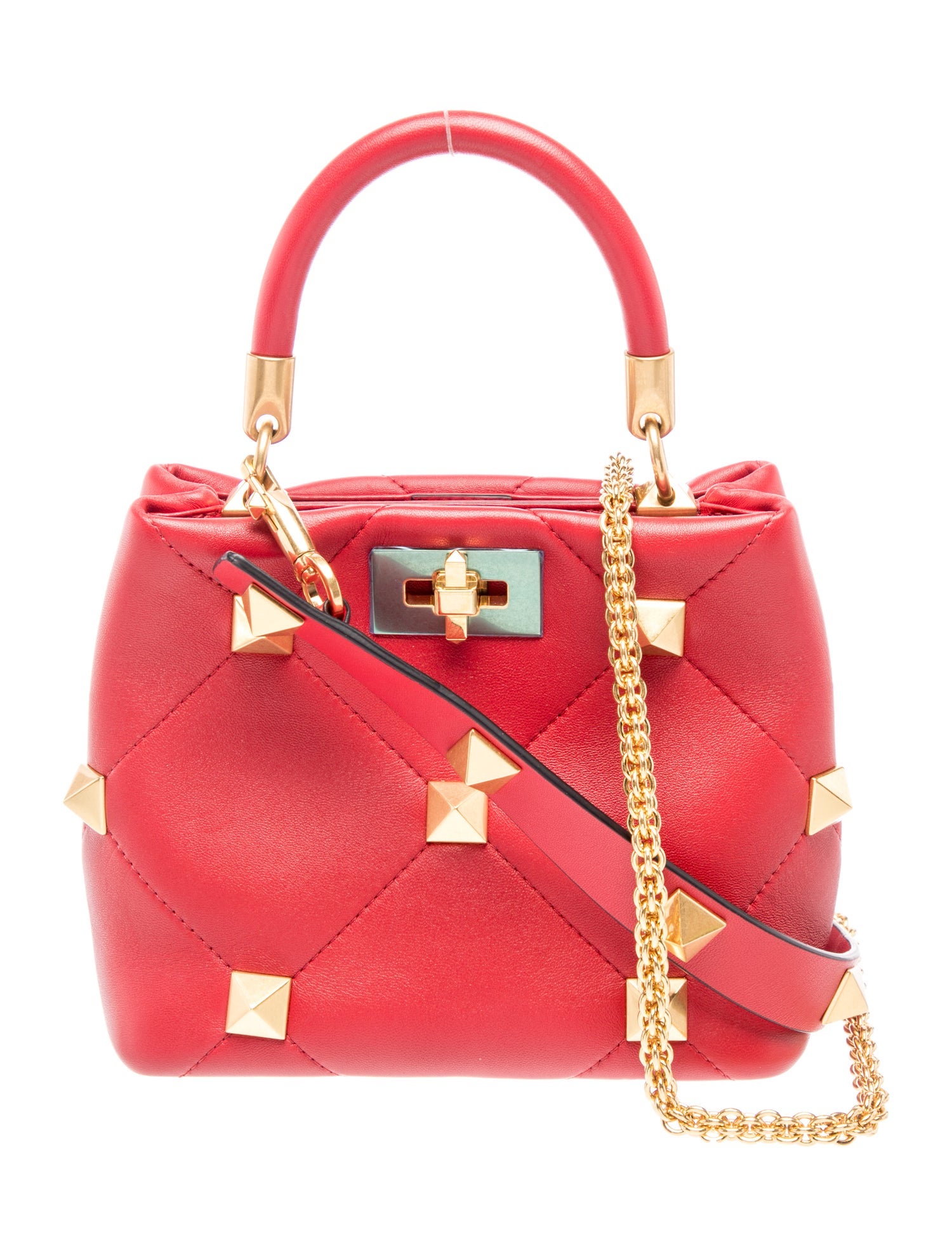 Rockstud Top Handle Bag