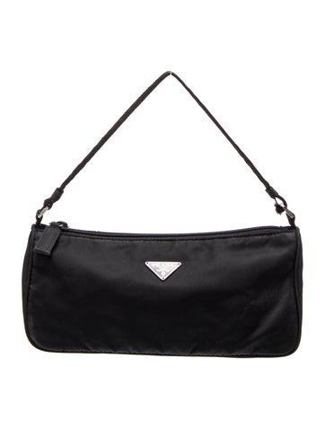 Tessuto Nylon Top Handle Bag Vintage