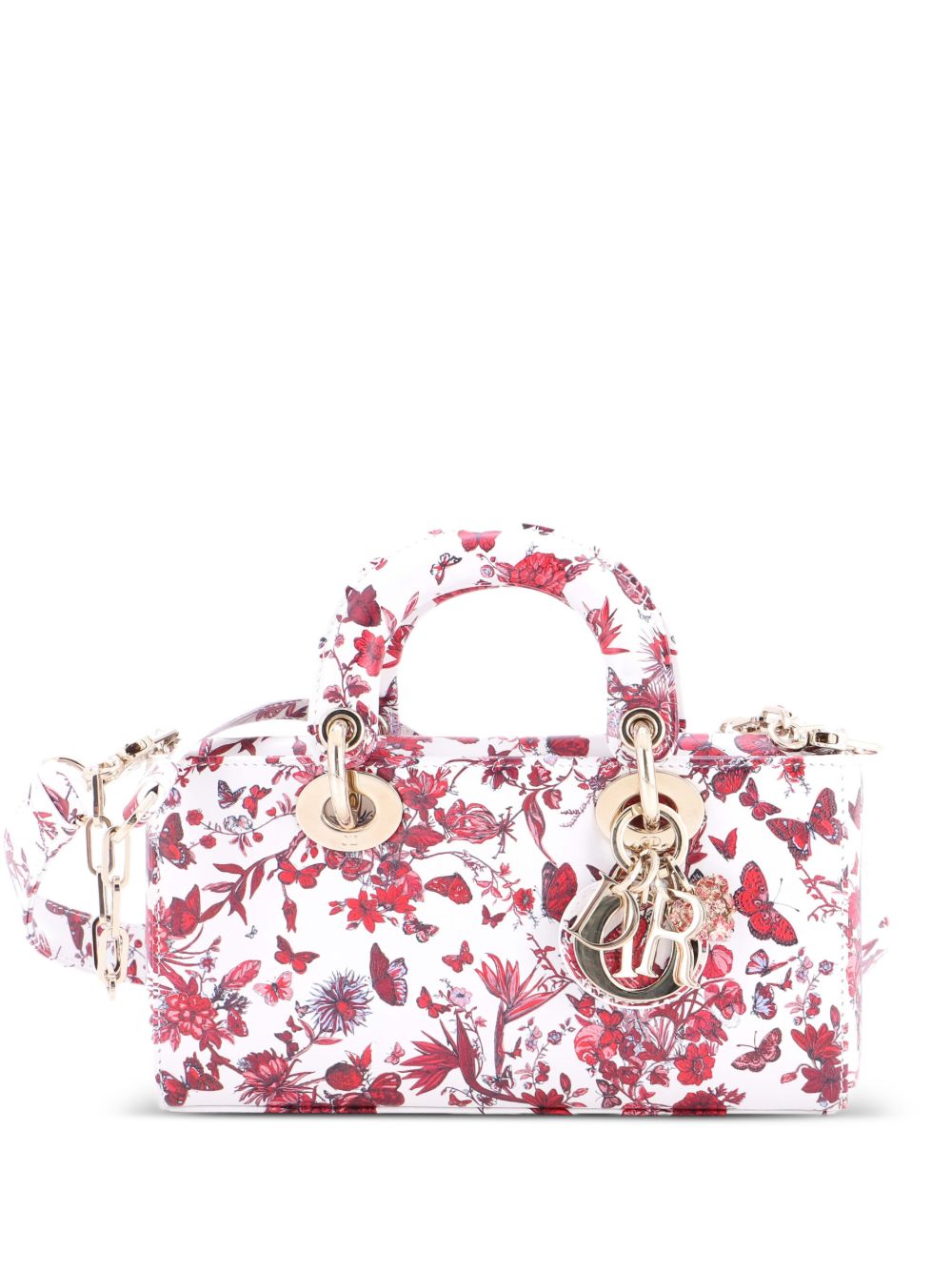 Lady D-Joy Bag Printed Leather Small satchel
