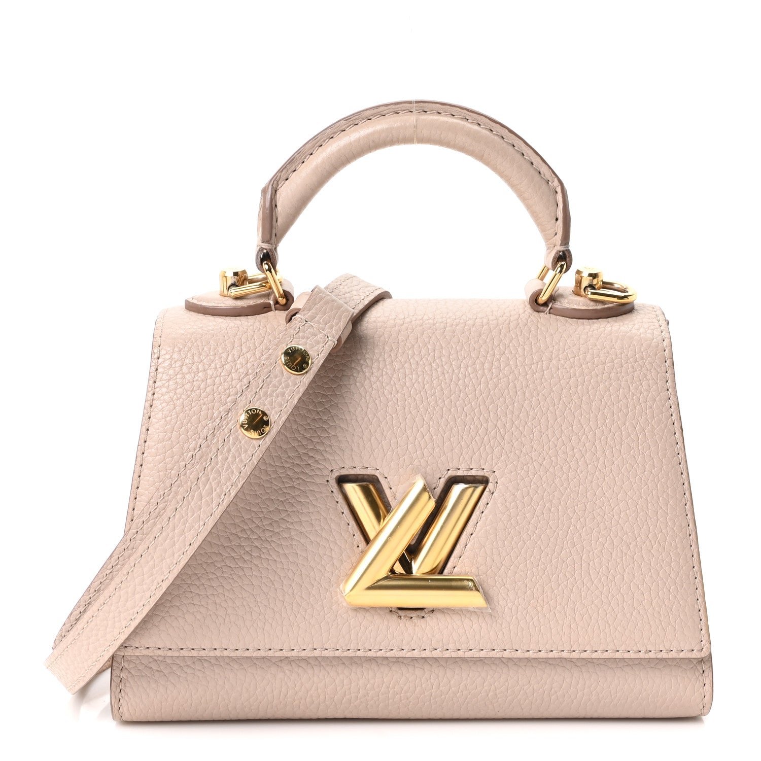 Louis Vuitton Taurillon Twist One Handle BB Greige