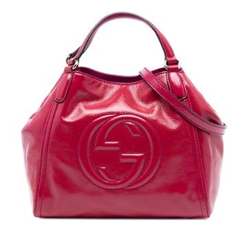Patent Leather Small Patent Soho Satchel
