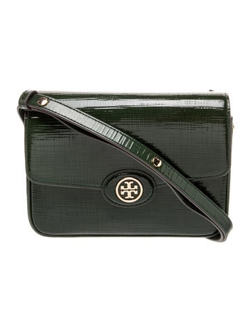 Tory Burch Burch Patent Leather Crossbody Bag