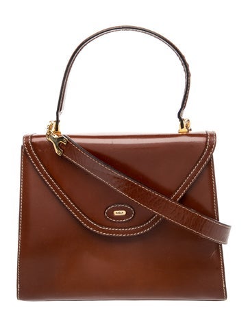 Bally Leather Top Handle Bag