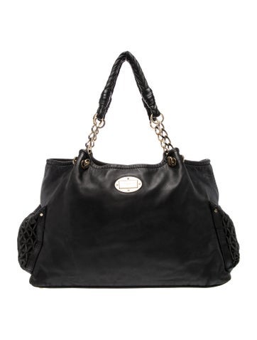 Versace Leather Top Handle Bag