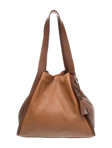 Akris Leather Bucket Bag