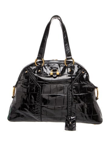 Patent Leather Shoulder Bag