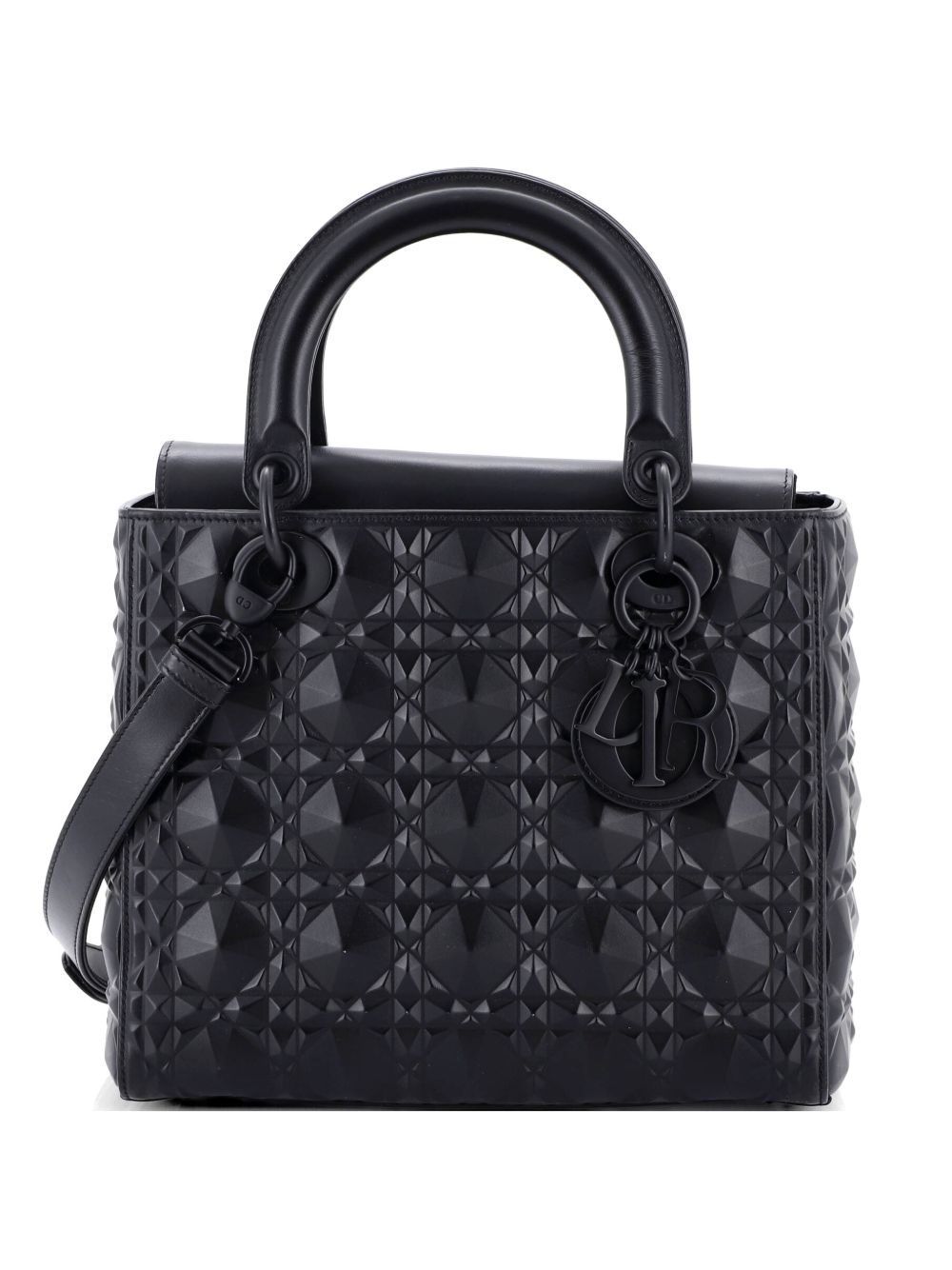 Dior Lady Dior Bag Diamond Motif Cannage Calfskin Medium shoulder bag