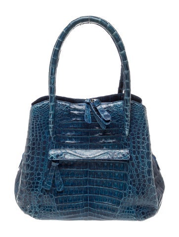 Nancy Gonzalez Caiman Top Handle Bag