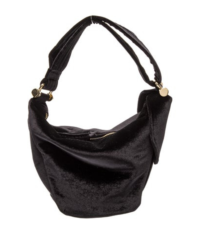 Manu Atelier Atelier Velvet Top Handle Bag