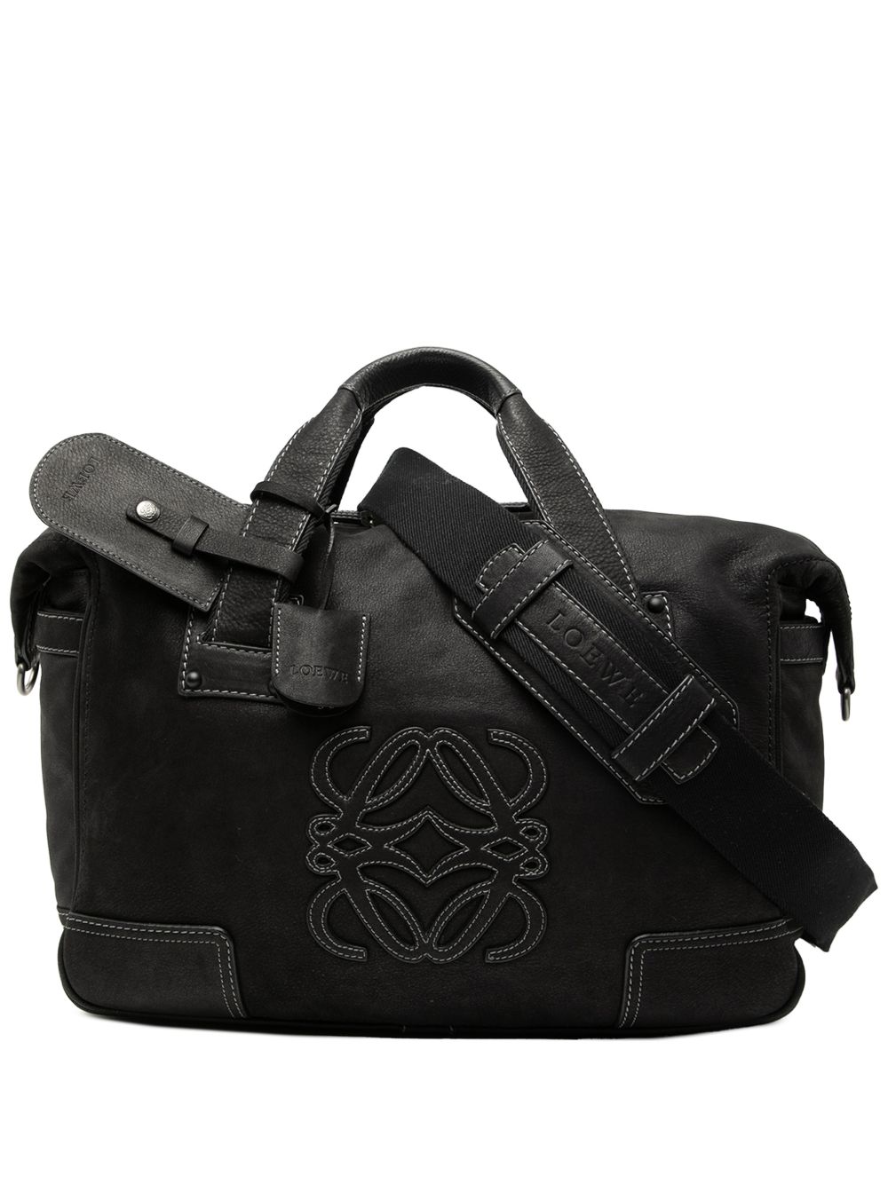 Loewe 2008 Nubuck Anagram satchel