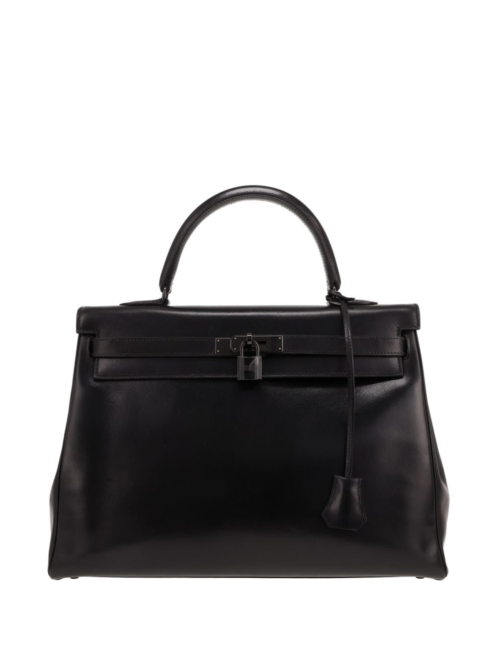 Hermes 2010 Kelly So Black leather handbag