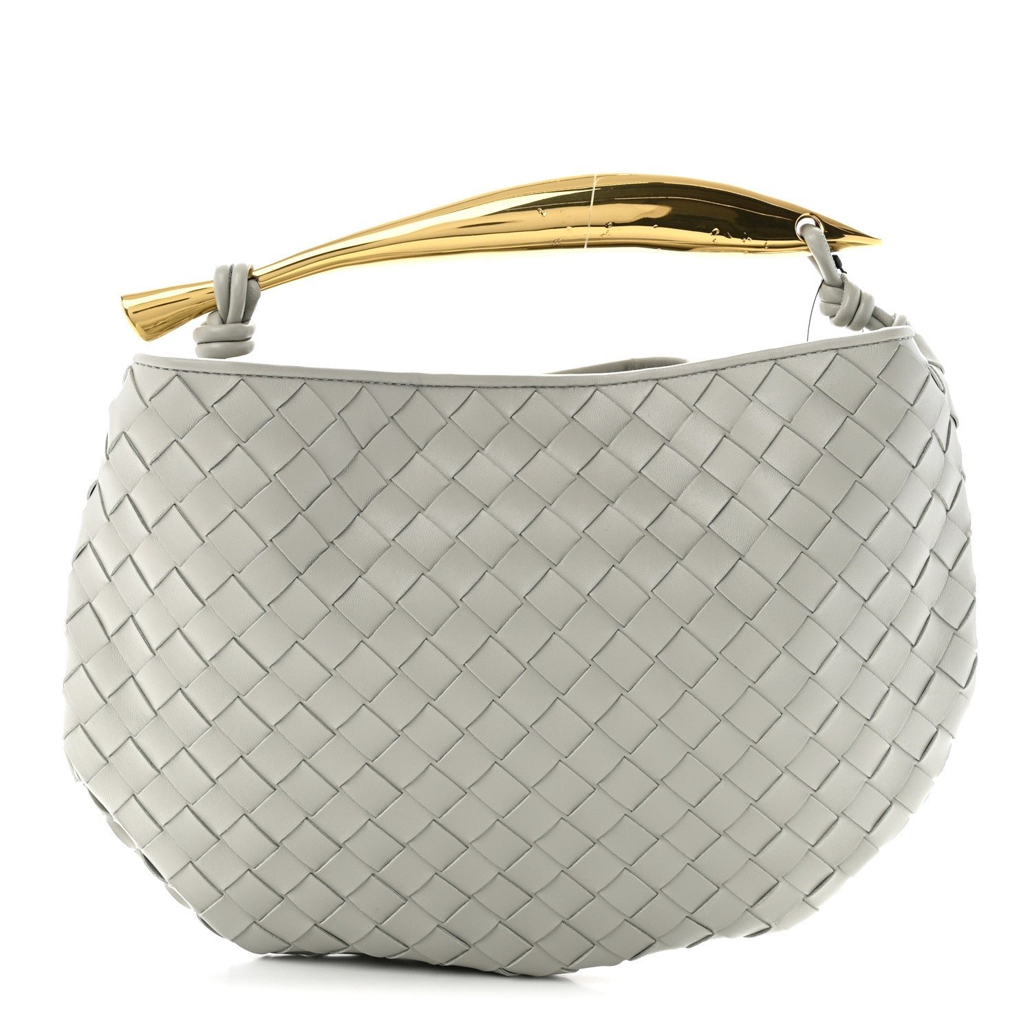 Bottega Veneta Nappa Intrecciato Sardine Bag Agate Grey