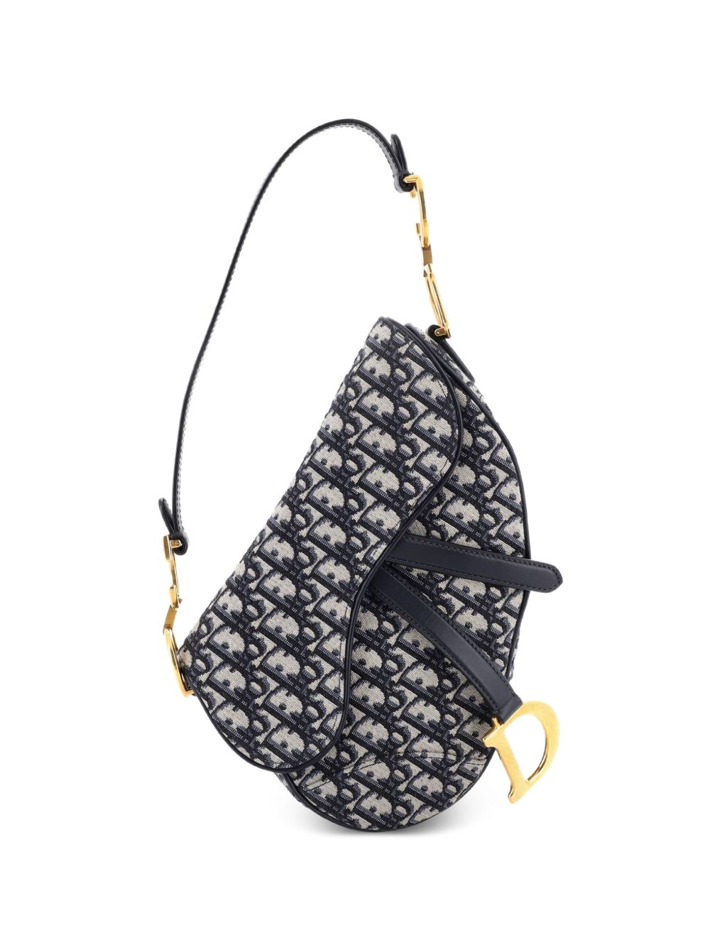 Dior Saddle Handbag Oblique Canvas Medium shoulder bag