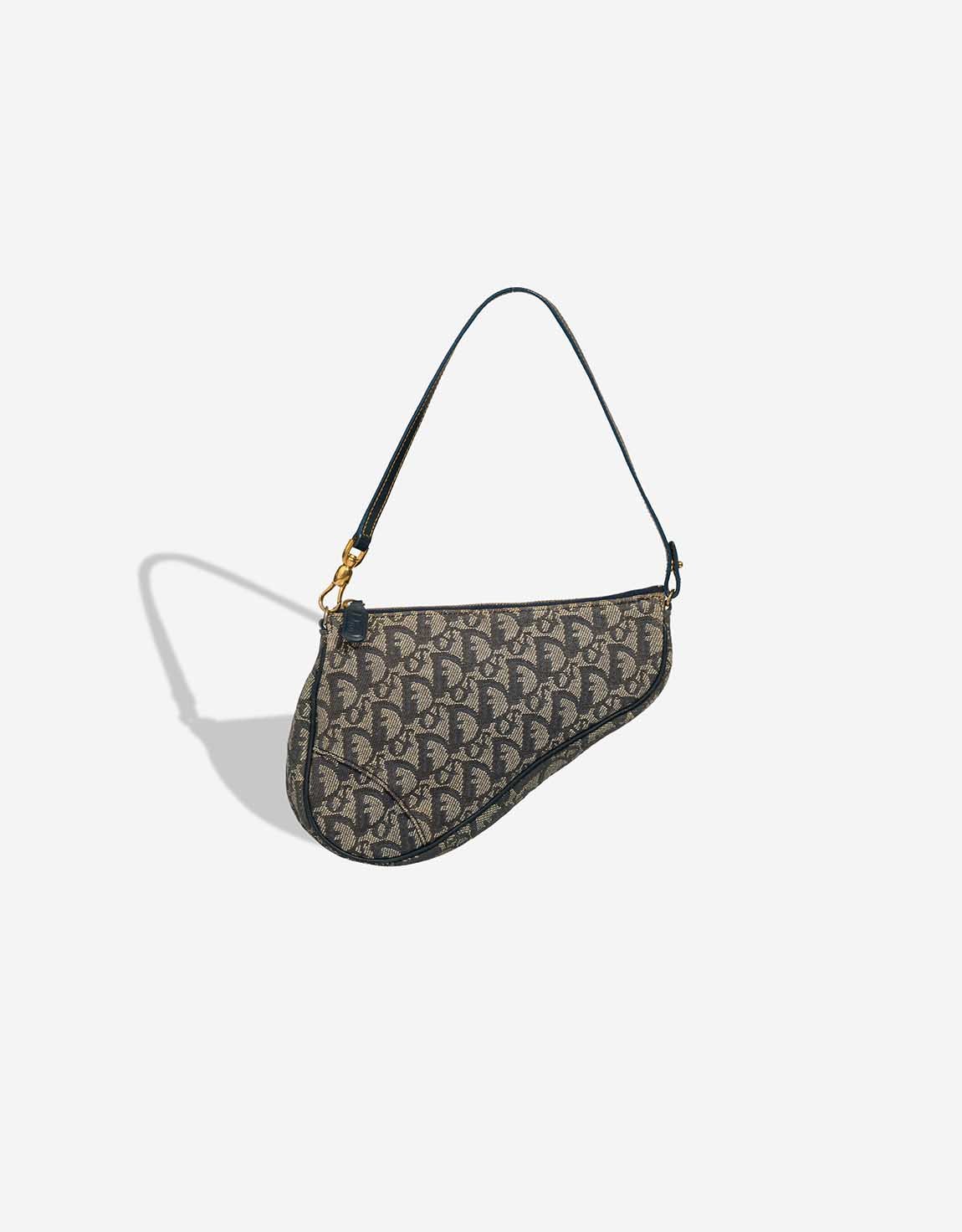 Dior 
		Saddle Pochette Oblique Jacquard Blue    