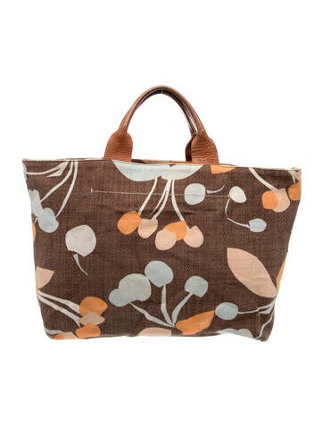 Miu Miu Canvas Top Handle Bag Vintage