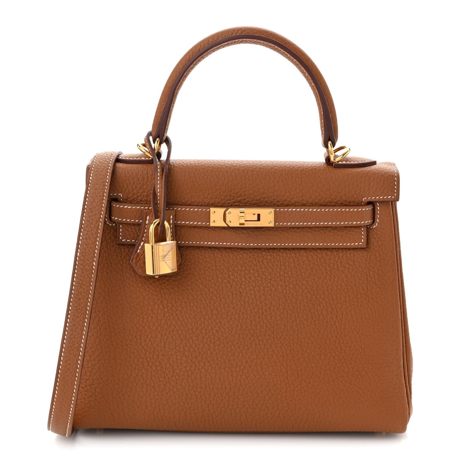 Hermes Togo Kelly Retourne 25 Gold