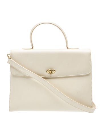 Leather Top Handle Bag