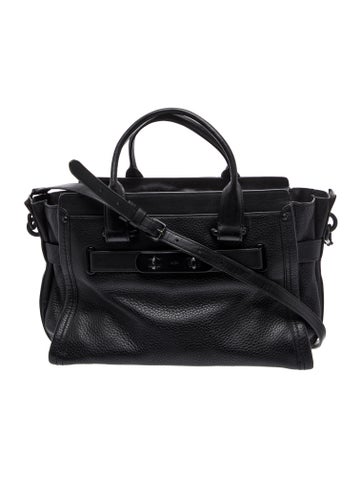Leather Top Handle Bag