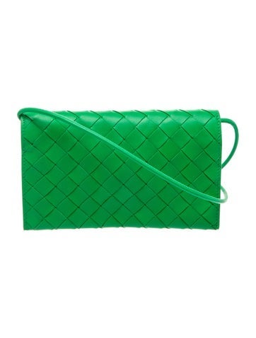 Intrecciato Intrecciato Leather Wallet on strap