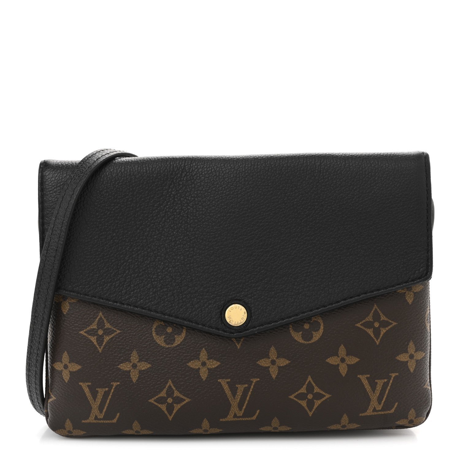 Louis Vuitton Louis Vuitton Monogram Twice Pochette Black