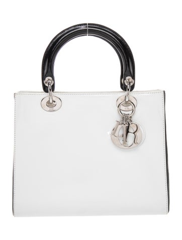 Leather Lady Dior Medium
