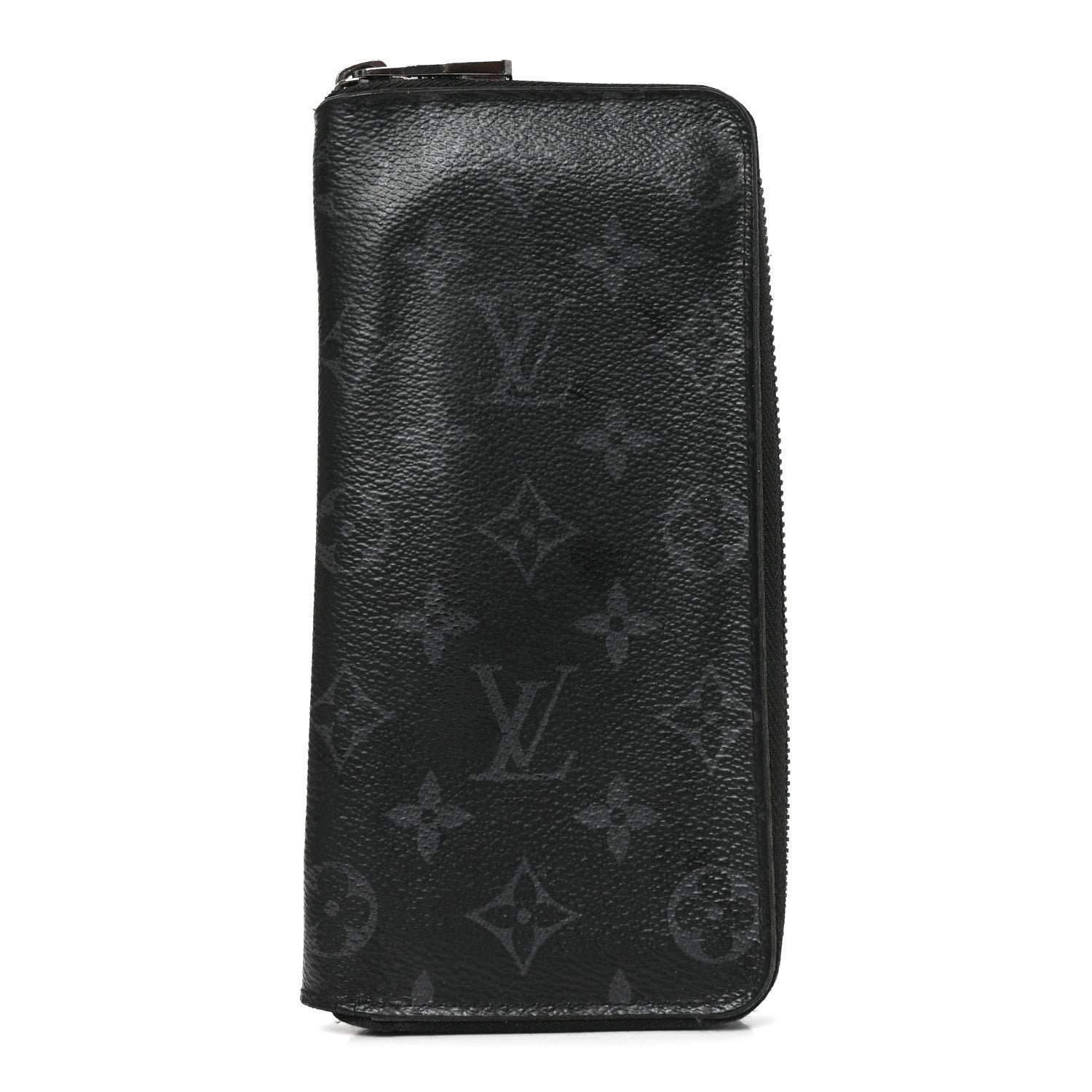 Louis Vuitton Monogram Eclipse Vertical Zippy Wallet