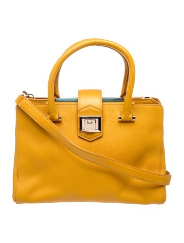 Leather Top Handle Bag