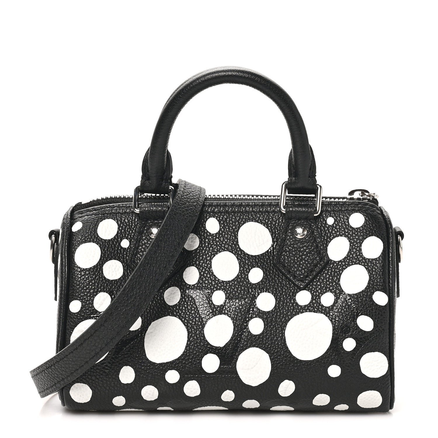 Louis Vuitton Louis Vuitton LV X YK Empreinte Infinity Dots Nano Speedy Bandouliere Black White