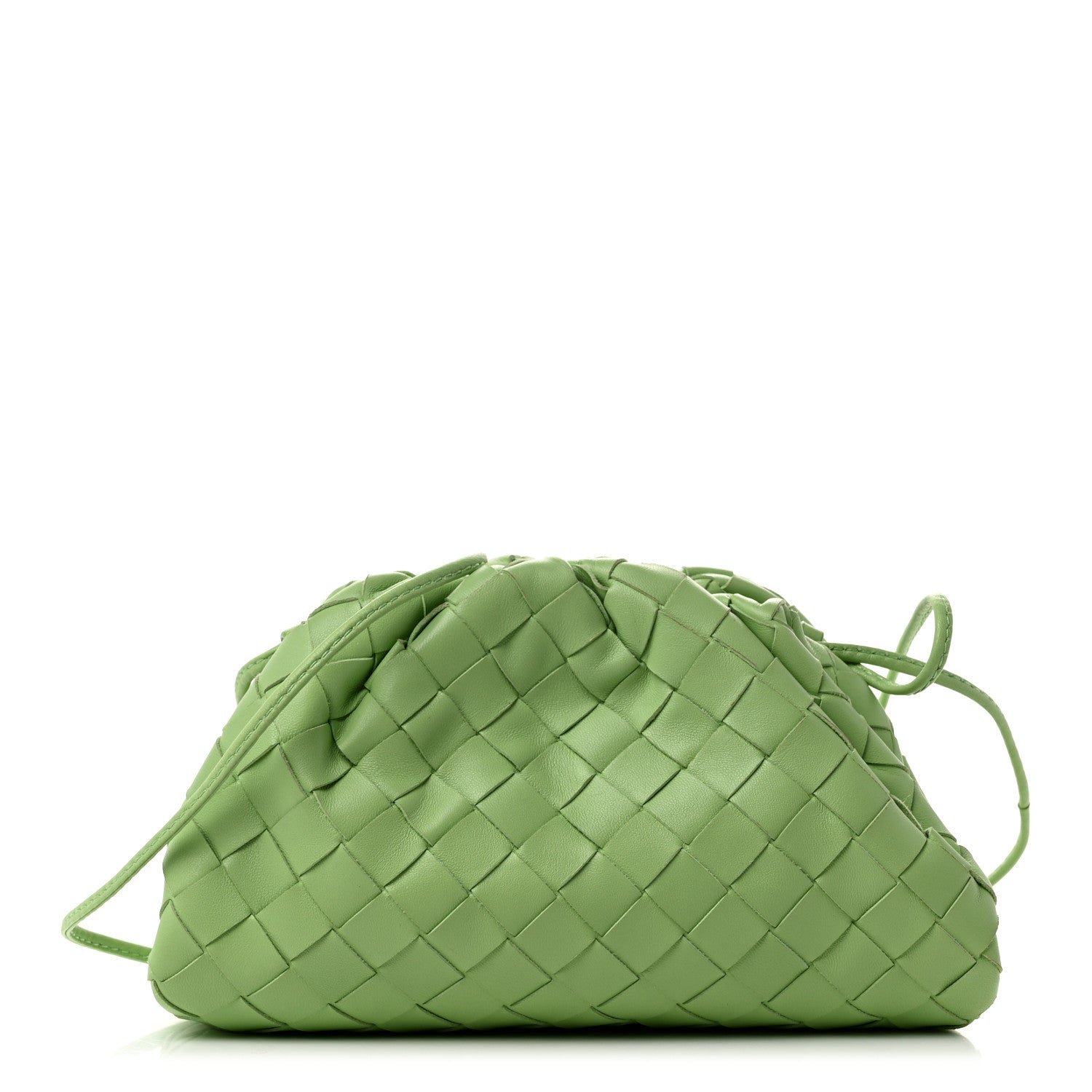 Bottega Veneta Nappa Intrecciato The Mini Pouch Pistachio