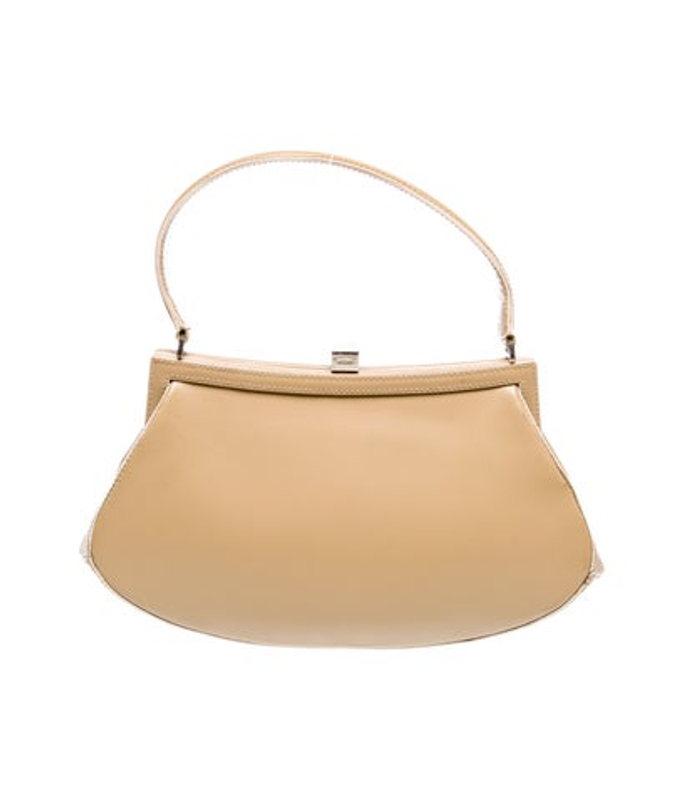 Moschino Patent Leather Top Handle Bag