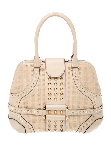 Leather Top Handle Bag