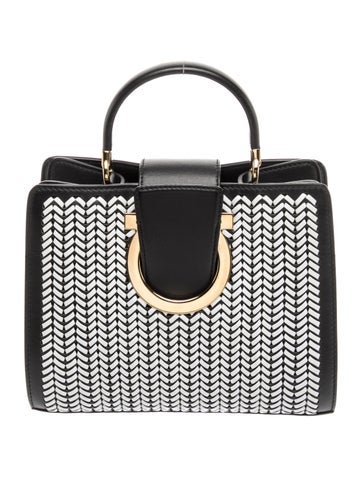 Leather Top Handle Bag