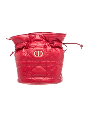 Leather Miss Caro Bucket Bag Mini 2024