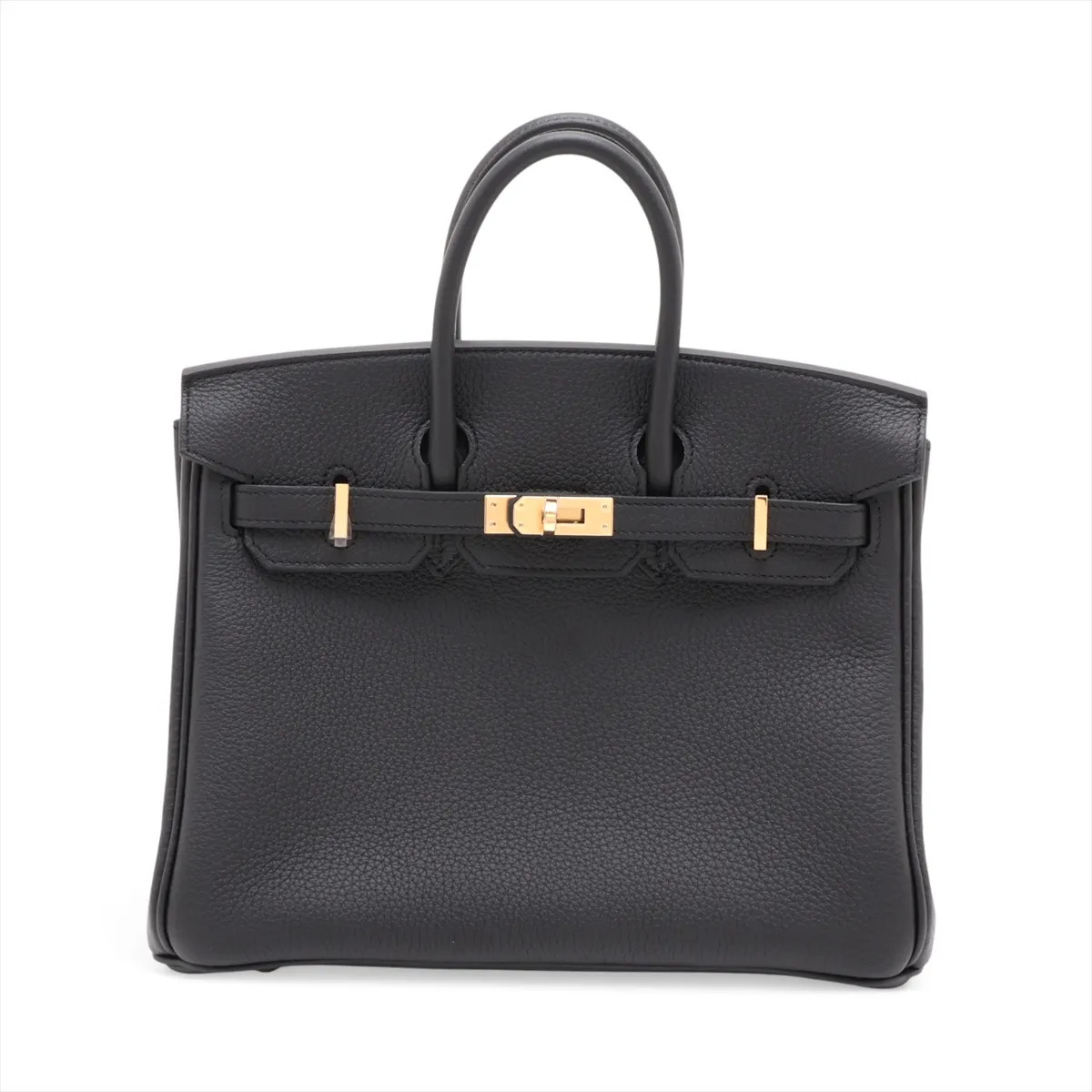 Hermès Birkin 25 Le Tournay Togo Black Gold Metal Fittings
