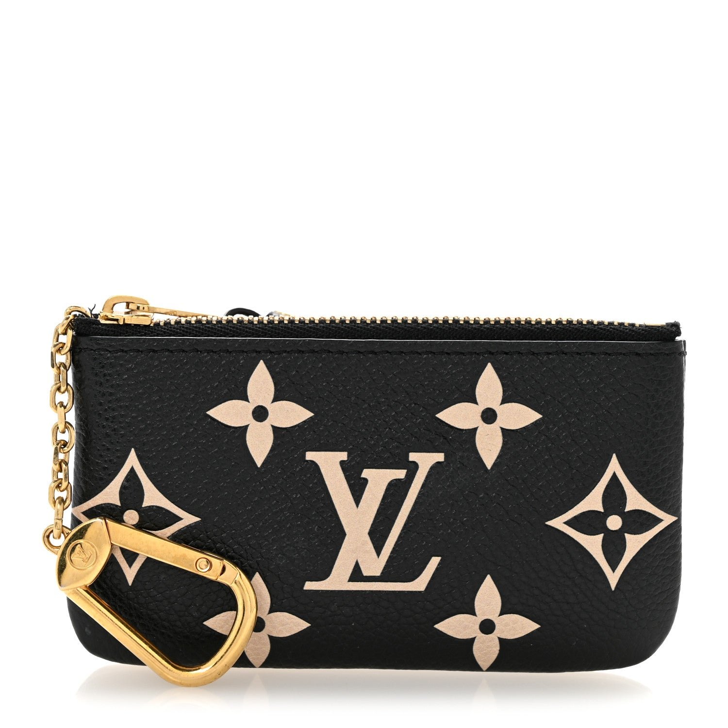 Louis Vuitton Empreinte Monogram Giant Key Pouch Black Beige