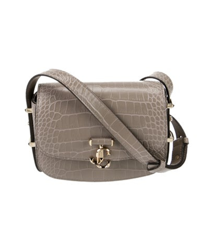 Jimmy Choo Choo Embossed Leather Crossbody Bag