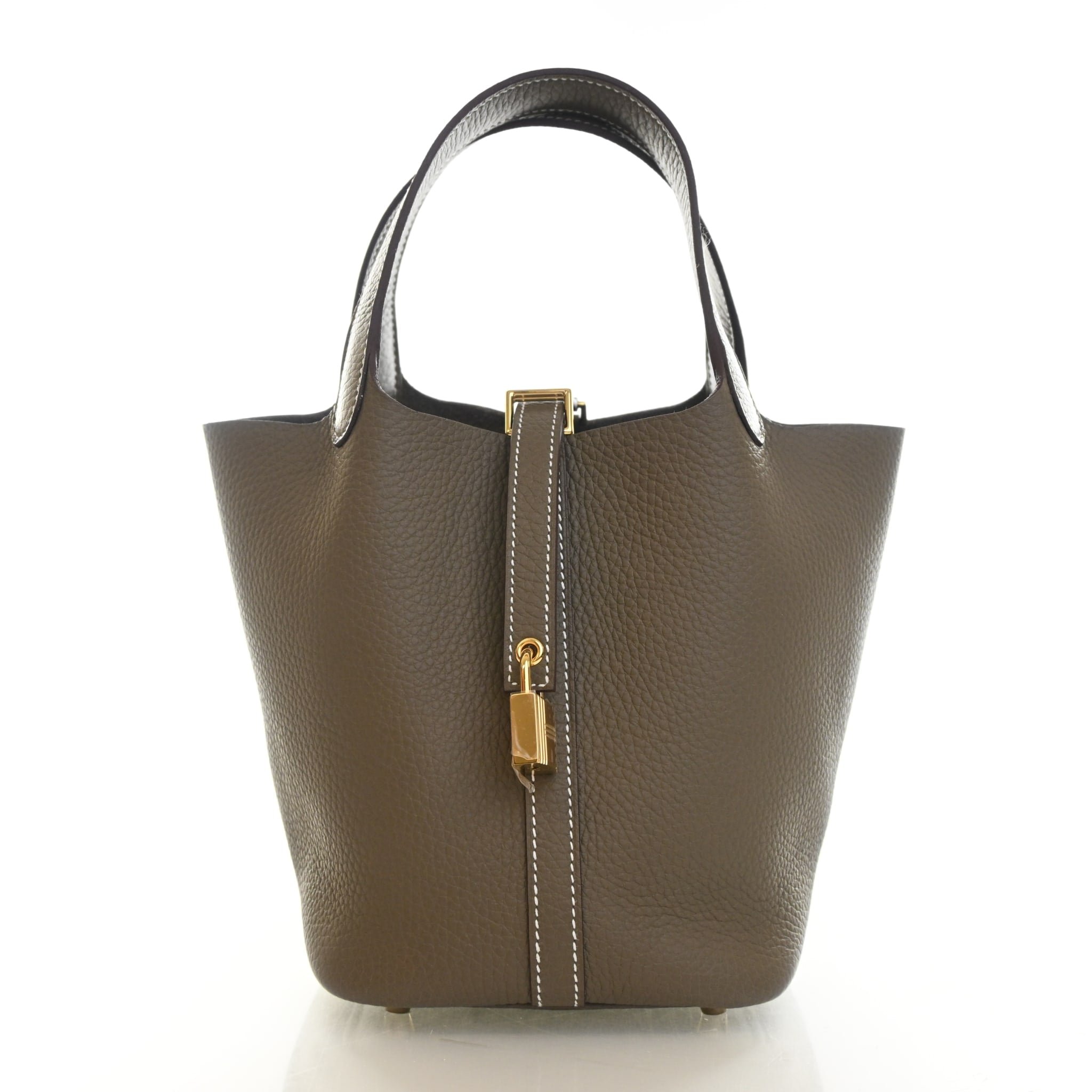 Hermes Etoupe Clemence Picotin Lock 18