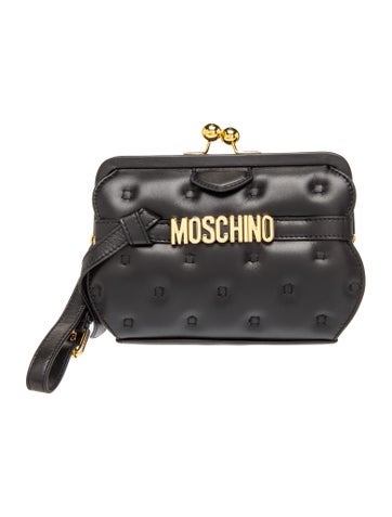 Moschino Leather Clutch