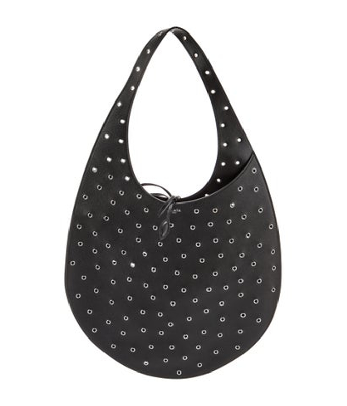 Alaia Leather Eyelet Medium