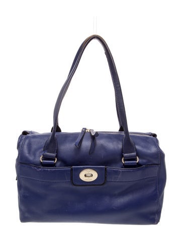 Leather Top Handle Bag